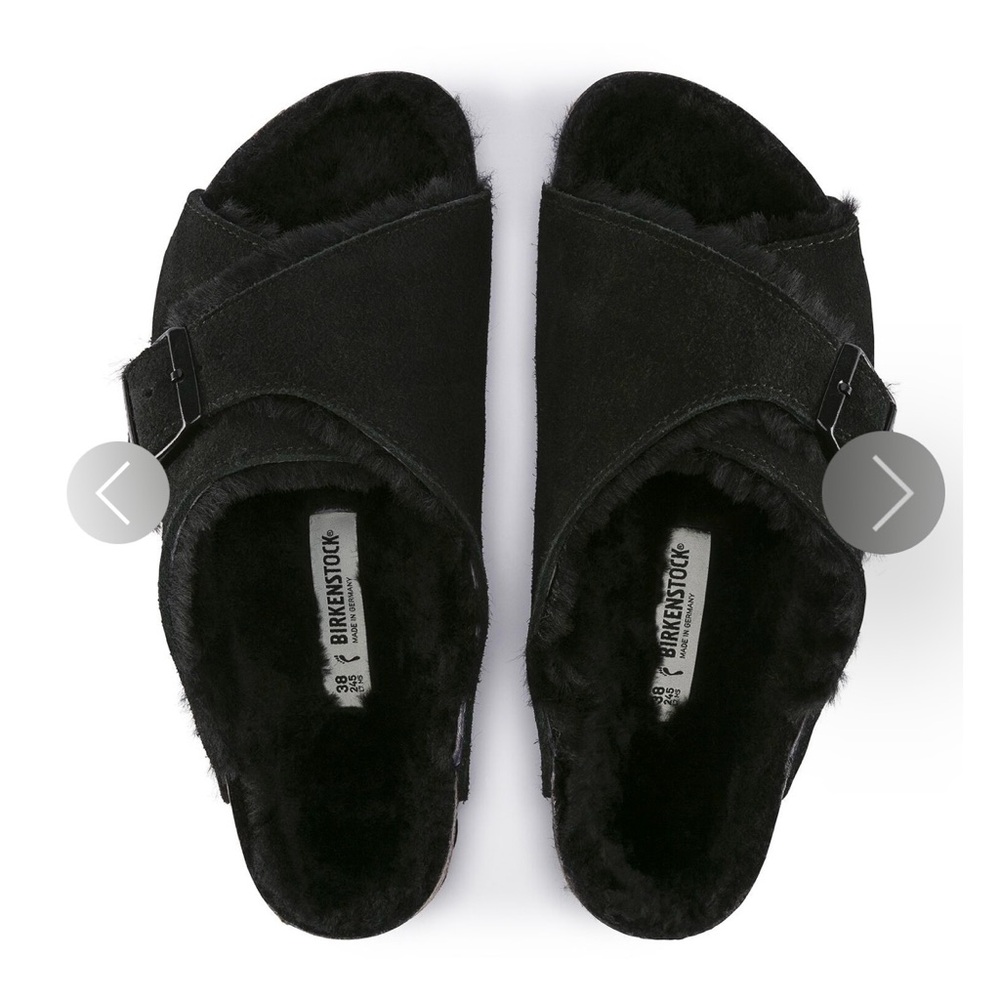 Gently used Birkenstock Arosa shearling